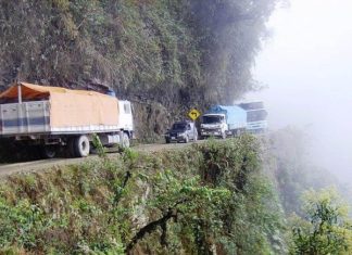 Дорога смерти в Боливии