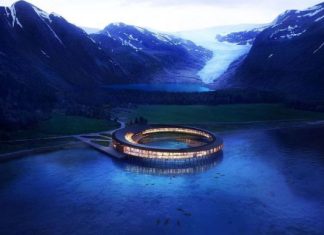 Арктический эко-отель Svart в Норвегии