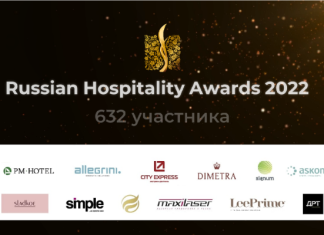 632 номинанта подали заявки на премию Russian Hospitality Awards 2022