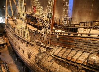 Музей корабля Васа (Vasa), Стокгольм, остров Юргорден (Швеция)