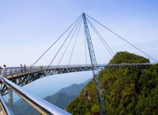 Небесный мост (Langkawi Sky Bridge), остров Лангкави, Малайзия