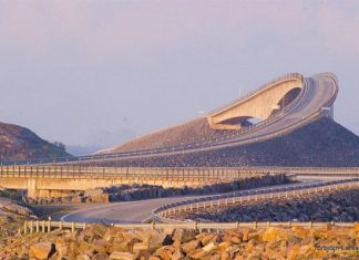 «Пьяный мост» (Сторсезандетский мост), Норвегия