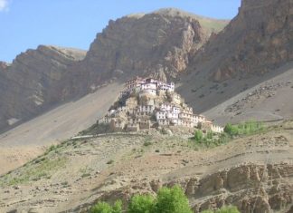 Буддийский храм Ки Гомпа (Key Gompa), Индия