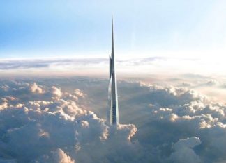 Kingdom Tower — наивысший небоскрёб в мире, высотой в 1 км, Саудовская Аравия