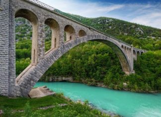Мост Солкан (Solkan Bridge), Словения