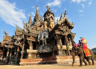 Сокровища Тайланда: Храм Истины, деревянный храм без единого гвоздя