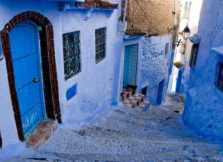 Голубой город Шефшауен (Chefchaouen) в Марокко