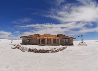 Соляной отель, Паласио-де-Саль (Palacio de sal) Солончак Уюни, Боливия